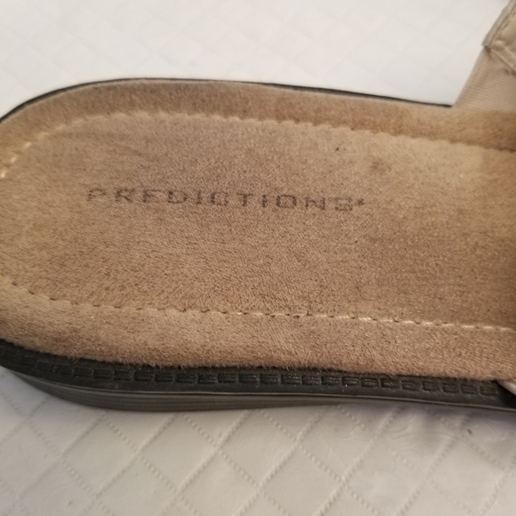 PREDICTIONS Off White Sandals SLIDES Sise 11W - Picture 2 of 5